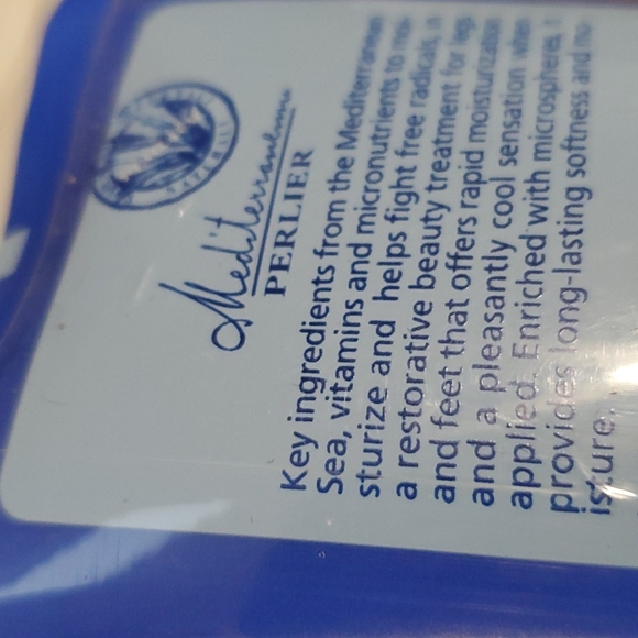NWT NIB, Perlier Mediterranean Energizing Leg and Foot Cream with Sea Extracts. - Picture 8 of 8